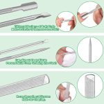 6-Pack Ingrown Toenail File and Lifters, Professional Surgical Stainless Steel Ingrown Toenail Removal Tool Kit, Manicure Treatment Pedicure Under Nail Cleaner Correction Polish Pain - Image 5